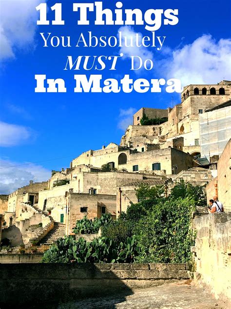 11 Things You Must Do In Matera - Corinna B's World