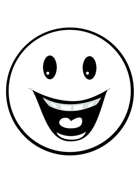Smiley Face Black And White Printable Black And White Smiley Faces Free