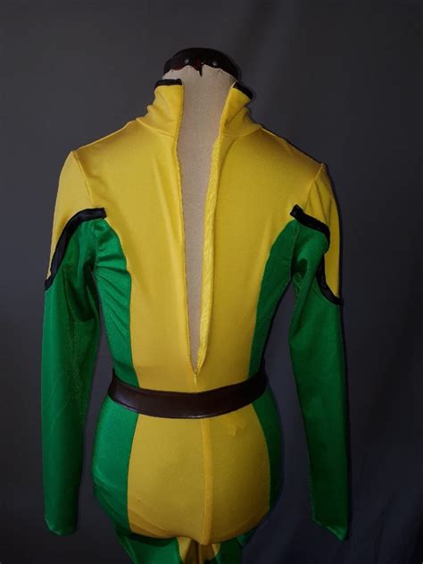 Rogue Cosplay Costume Inspired X Men Rogue X Men Cosplay Etsy