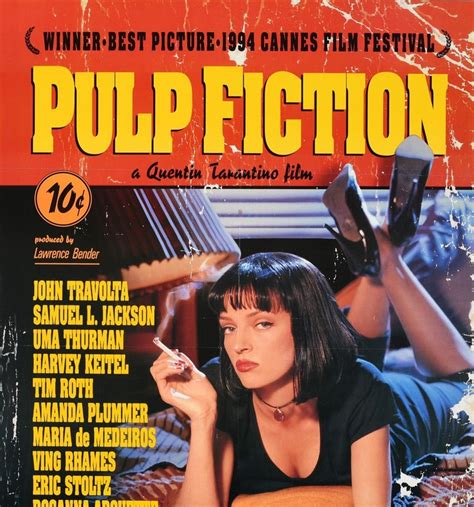 Pagina dedicata alle frasi tratte dal film pulp fiction di quentin tarantino. Unknown - Original Vintage Film Poster Pulp Fiction ...