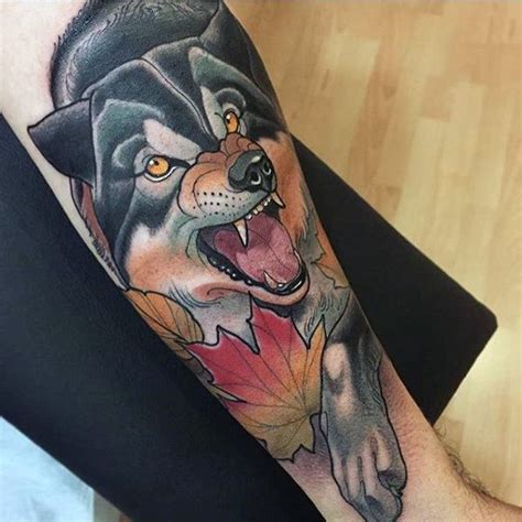 40 Wolf Forearm Tattoo Designs For Men Masculine Ink Ideas