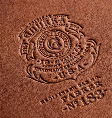 How To Stamp Logo On Leather Maleahkruwjarvis