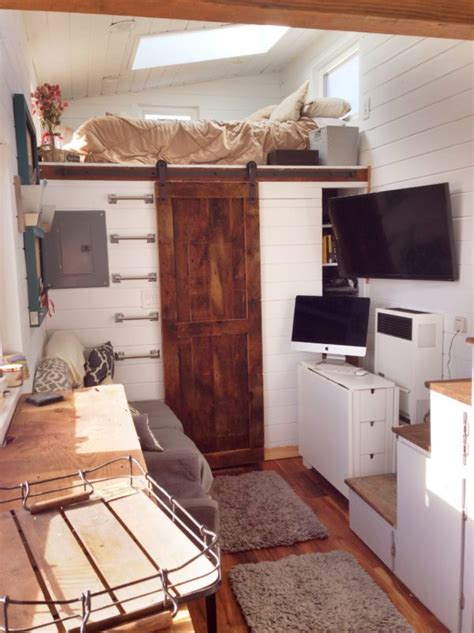 24′ Tiny House Two Lofts Rooftop Deck 4′ Tiled Shower