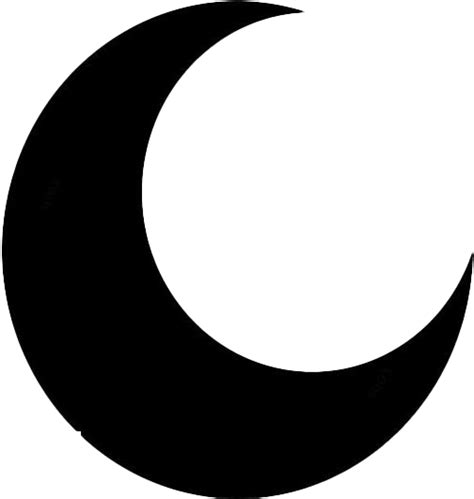 Black Crescent Moon Png Image Transparent Crescent Moon Png Clipart