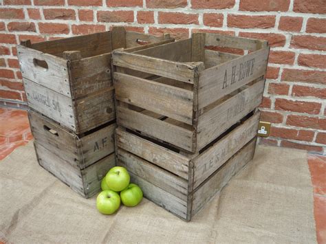 Original Vintage Apple Crate Etsy