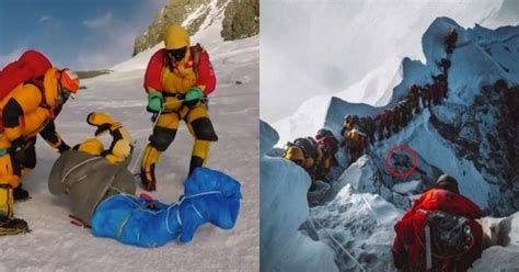 Mount Everest Deathsfrom Sherpas Hauling Dead Bodies To Climbers
