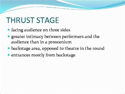 1 Kinds Of Stages 2 Stage Terminology 3