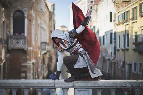 Ezio Auditore Cosplay Assassin S Creed Venezia By Leonchirocosplayart
