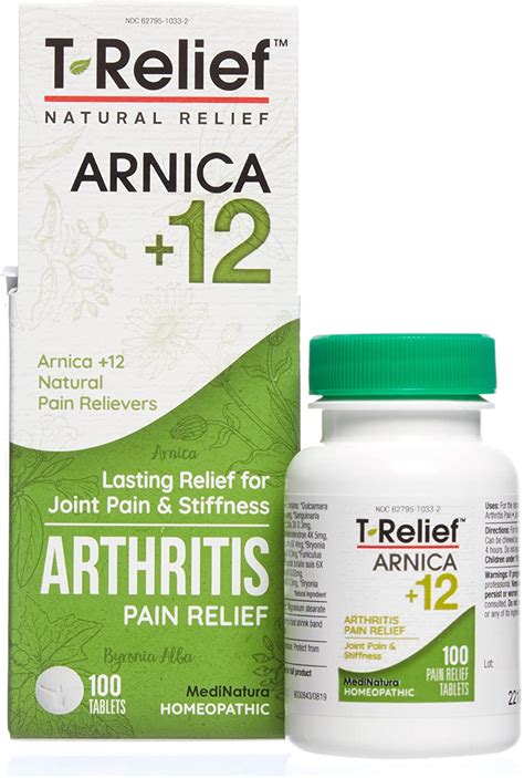 T Relief Homeopathic Arthritis Pain Relief 100 Ct Fresh Health Nutritions