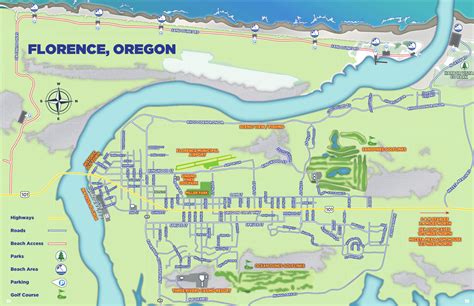 Florence Oregon Dunes Map