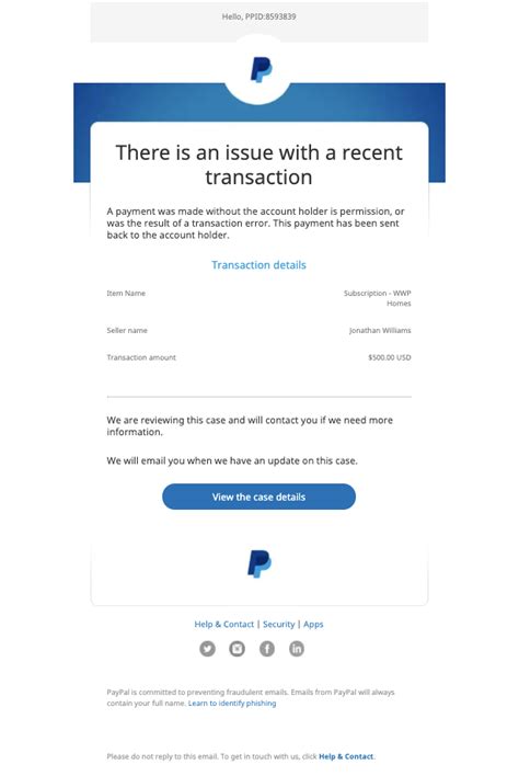 Paypal Phishing Email Scams How To Stay Off The Hook Hoxhunt