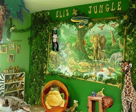 Charming Kids Bedroom Ideas With Jungle Theme To Try19