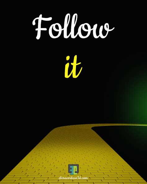 Follow The Yellow Brick Road Yellow Brick Road Sigue El Camino De