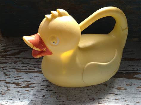 Vintage Childs Toy Rubber Duck Tub Toy Pond By Ladyhawktreasures