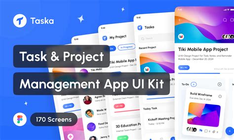 Taska Task Project Management App Ui Kit Figma Community Sexiz Pix