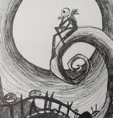 Nightmare Before Christmas Pencil Drawings