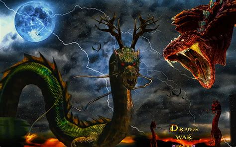 Hd Wallpaper Dragon War By Csuk 1t D7k02yy Dkyy Wallpaper Flare
