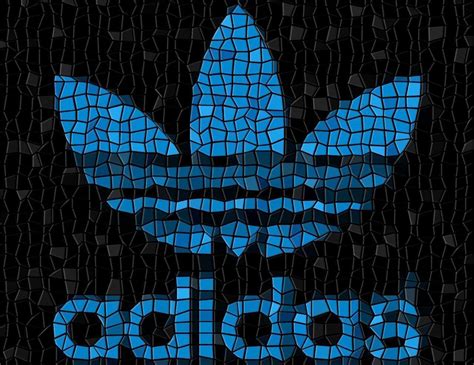 Blue Adidas Logo Wallpaper
