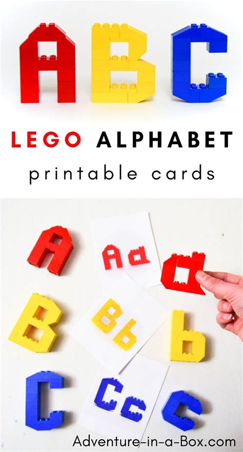 LEGO Alphabet | Lego letters, Lego challenge, Teaching the alphabet