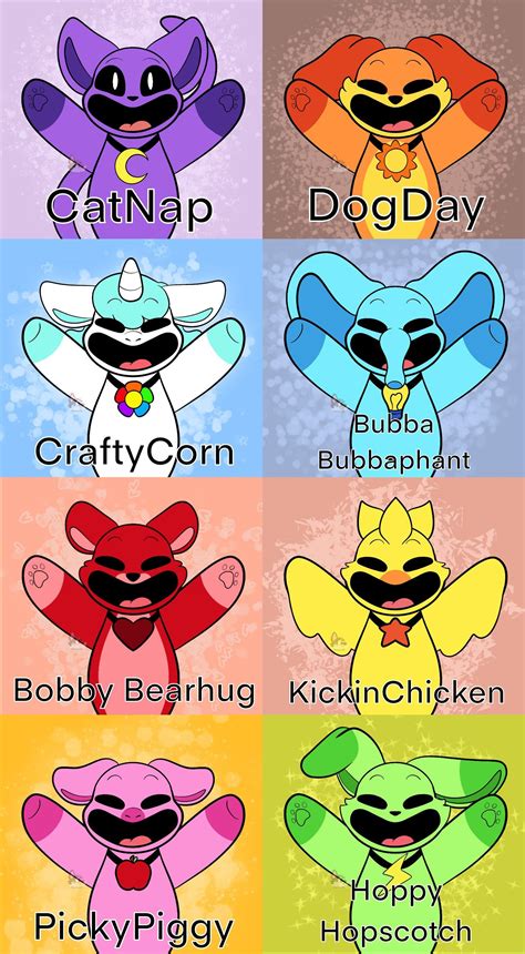 Poppy Playtime smiling Critters Pins - Etsy i 2024