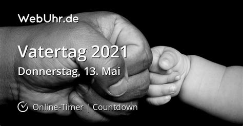 Wann Ist Vatertag 2021 Countdown Timer Webuhrde