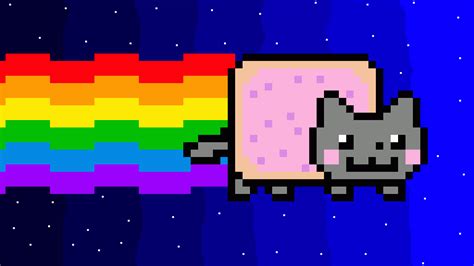 Pixilart Nyan Cat Tac Nayn By Purplegirl885
