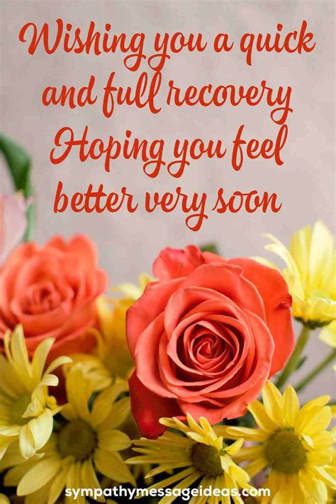 65 Get Well Wishes Sympathy Messages For A Speedy Recovery Sympathy Message Ideas