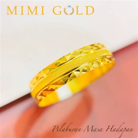 Terutamanya cincin emas belah rotan. Cincin Belah Rotan / Merisik Emas 916 | Shopee Malaysia
