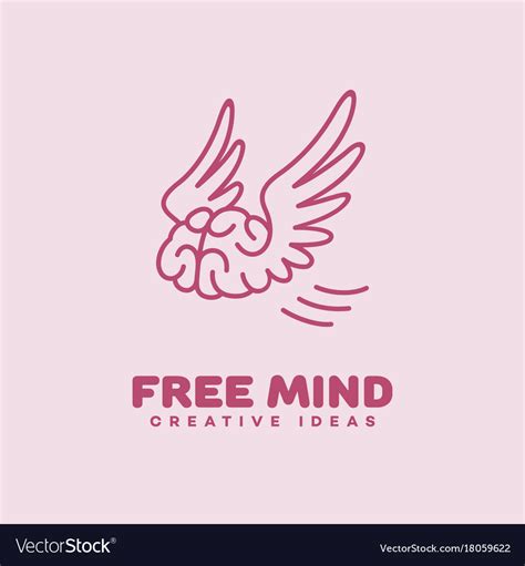 Free Mind Logo Royalty Free Vector Image Vectorstock