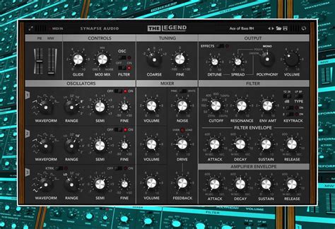 Test Synapse Audio The Legend Vst Synthesizer Amazonade