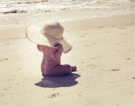 Landry S Mth Baby Beach Photo Naked On The Beach With A Floppy Hat