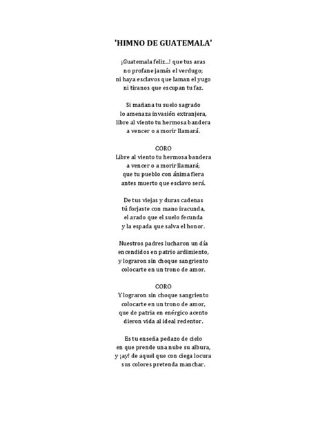 Himnos De Paises De Centro America