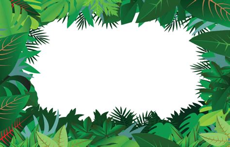 Safari Jungle Leaves Png ♥ Beautiful Set Of 8 Jungle Leaf Instant Download Templates Canvas