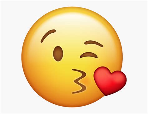 Kiss Face Emoji Png Free Transparent Clipart Clipartkey