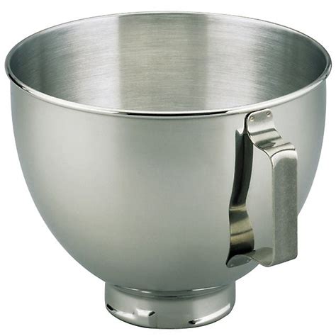 Kitchenaid K45sbwh 45 Quart Stainless Steel Mixing Bowl With Handle