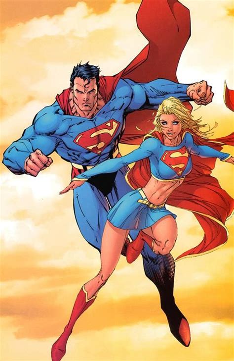 Superman And Supergirl Last Of Krypton By Comic Artist Michael Turner