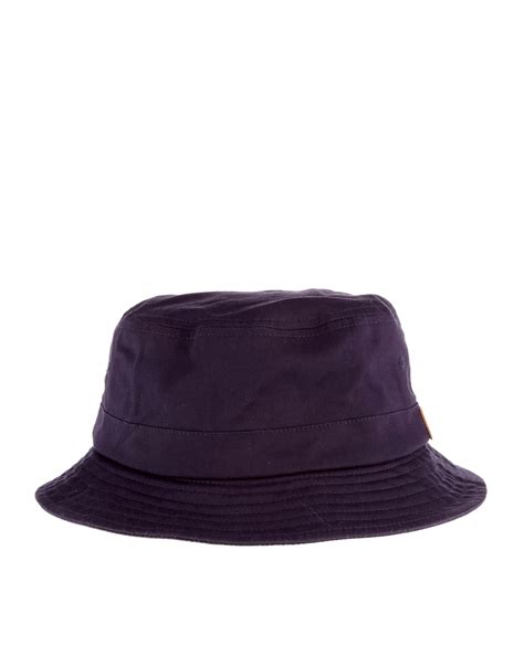 Fred Perry Classic Bucket Hat In Blue For Men Lyst