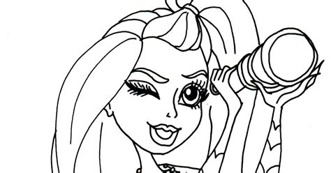 Monster High Gigi Coloring Pages Coloring Pages