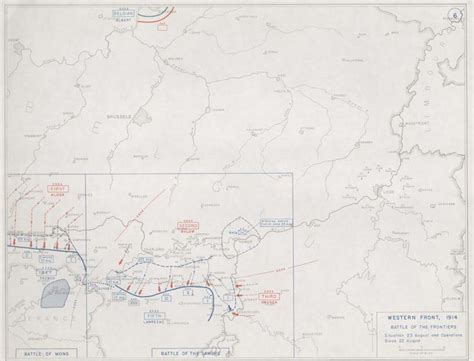 First World Battlefield Maps Western Front