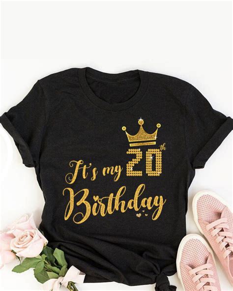 Its My 20th Birthday T Shirt 20 Years Old 2000 Birthday T Etsy