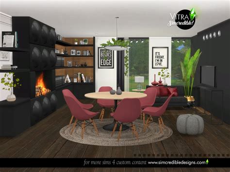 The Sims Resource Vitra Dining Room