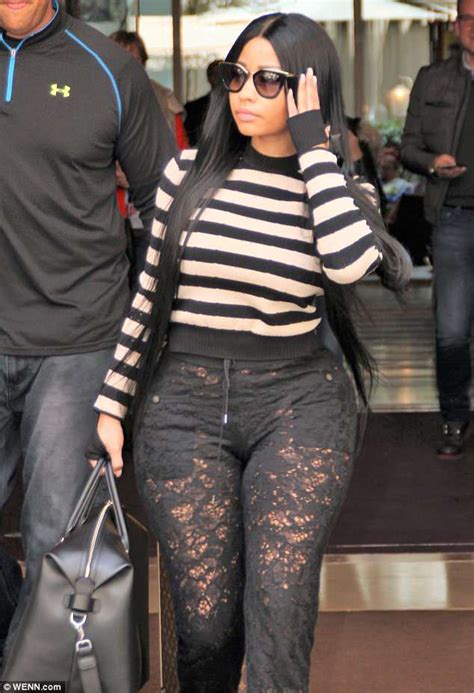 Nicki Minaj Slips Her Hourglass Curves Into Saucy Lace Trousers Daily