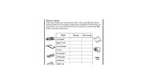 fun science worksheets for 2nd grade