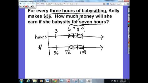Lesson 12 From Ratio Tables To Double Number Line Diagrams Youtube