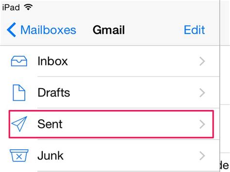 How To Access The Sent Email On My Ipad Techwalla