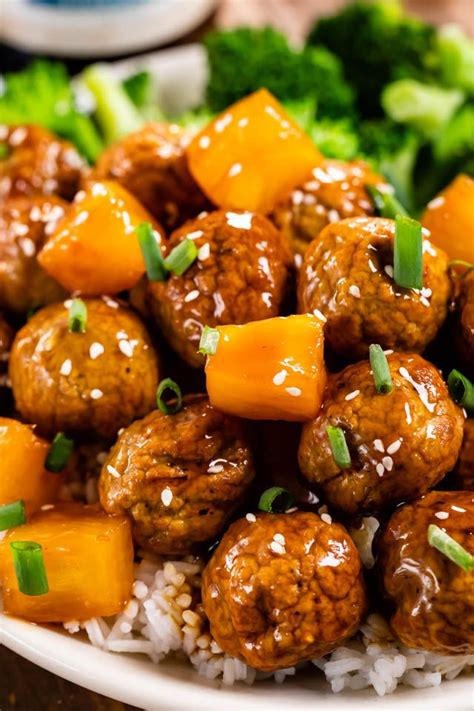 How to cook frozen chicken breast in instant pot. Easy Teriyaki Meatballs (30 minute meal) - Crazy for Crust ...