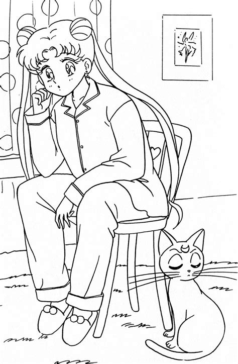 Sailor Moon Coloring Book Xeelha Belle Coloring Pages Disney