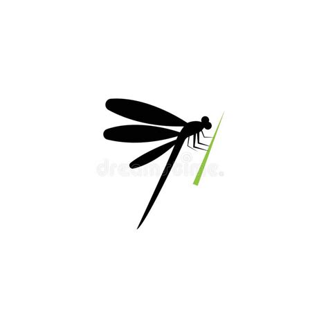 Dragonfly Illustration Icon Stock Vector Illustration Of Vector
