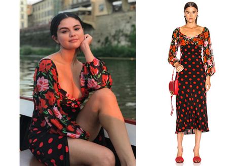Selena Gomez S Floral Dress On Instagram June 26 2019 Your Style 411