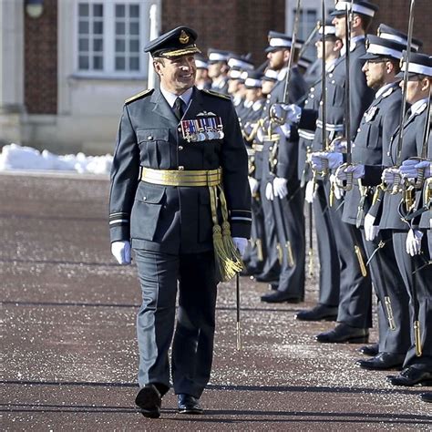 Officers Graduate From The Royal Air Force College Cranwell Near Grantham